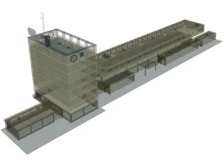 Station Kehl 3D Model