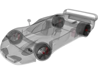 Maserati MC12 3D Model