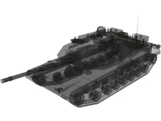 M1A2 Abrams 3D Model