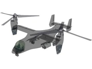 Bell-Boeing V-22 Osprey 3D Model