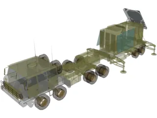 Patriot Radar 3D Model