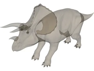 Triceratops 3D Model