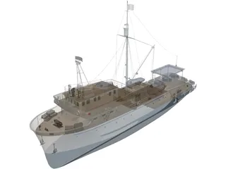 Tuna Clipper 3D Model