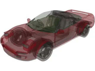 Honda [Acura] NSX (1990) 3D Model