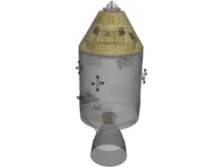 Apollo Spacecraft 3D Model