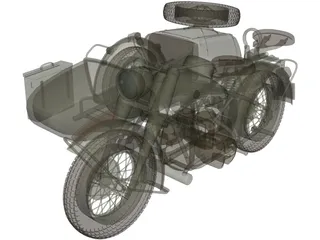 BMW R75 3D Model