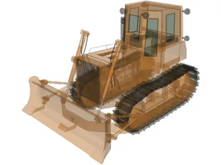 Bulldozer Fiat FD14-E 3D Model