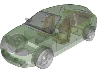 Skoda Fabia 3D Model