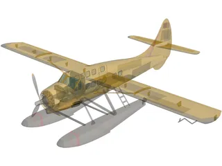 de Havilland Canada DHC-3 Otter 3D Model