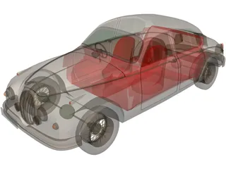 Jaguar Mark II (1962) 3D Model