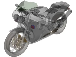 Honda VFR750RRC30 3D Model