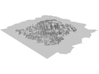 City Los Angeles (California) 3D Model