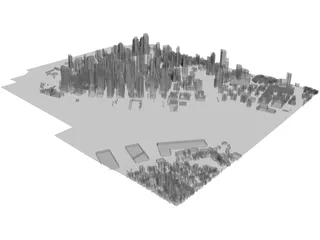 City Part Lower Manhattan (New York) 3D Model