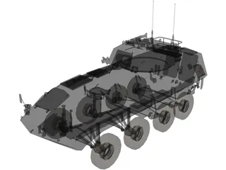 Lav 25 Piranha 3D Model