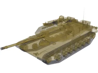 M1A1 Abrams 3D Model