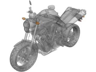 Yamaha MT-01 3D Model