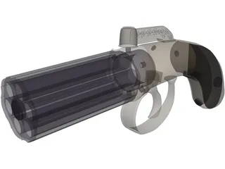 Pepperbox 45 3D Model