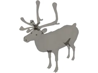 Reindeer 3D Model