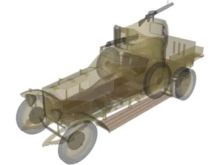 Rolls Royce Mk I (1925) 3D Model