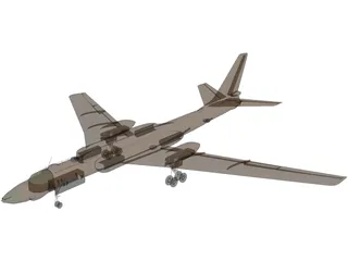 Tupolev Tu-16 Badger 3D Model