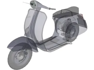 Scooter Vespa 3D Model