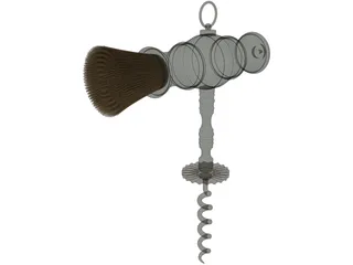 Victorian Corkscrew 3D Model