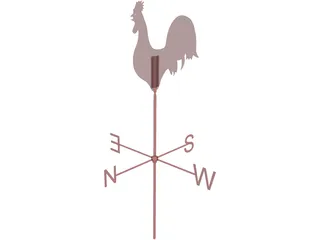 Weather Vane 3D Model