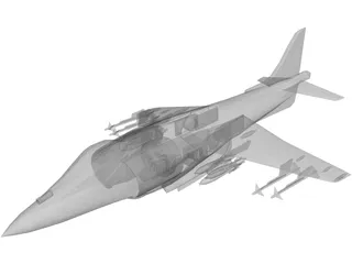 AV-8B 3D Model