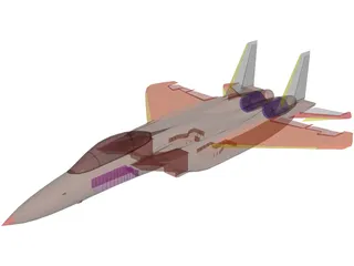 F-15E 3D Model