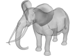 Elephant 3D Model