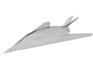 F-117 3D Model