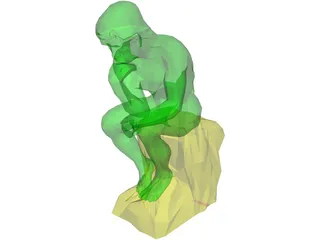 Thinker 3D Model