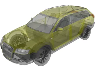 Audi Allroad (2007) 3D Model