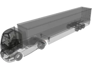 Renault Radiance Concept Truck 3D Model