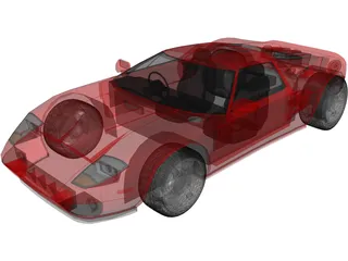 Ford GT 3D Model