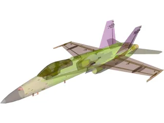 F-18C 3D Model