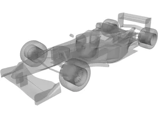 Formula 1 Car (1998) 3D Model