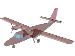 de Havilland Canada DHC-6 Twin Otter 3D Model