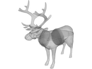 Reindeer 3D Model