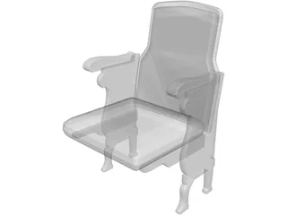 Theater Seats 3D Model