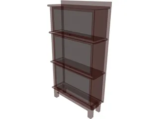 Bookcase 3D Model