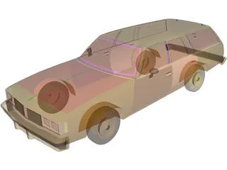 Oldsmobile Cutlass Cruiser (1983) 3D Model