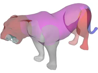 Panther 3D Model