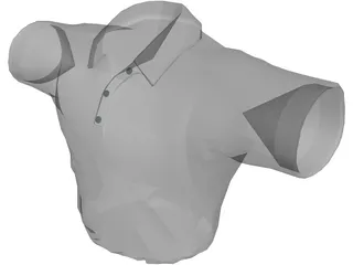 Golf Shirt 3D Model
