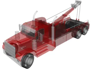 Tow Truck 3D Model