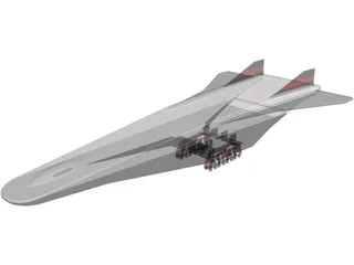 Rockwell X-30 3D Model