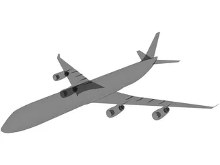 Airbus A340 3D Model