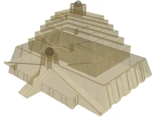 Temple 3D Model