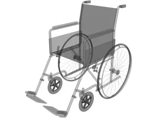 Wheelchair 3D Model