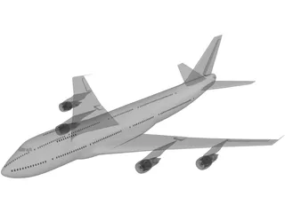 Boeing 747 3D Model